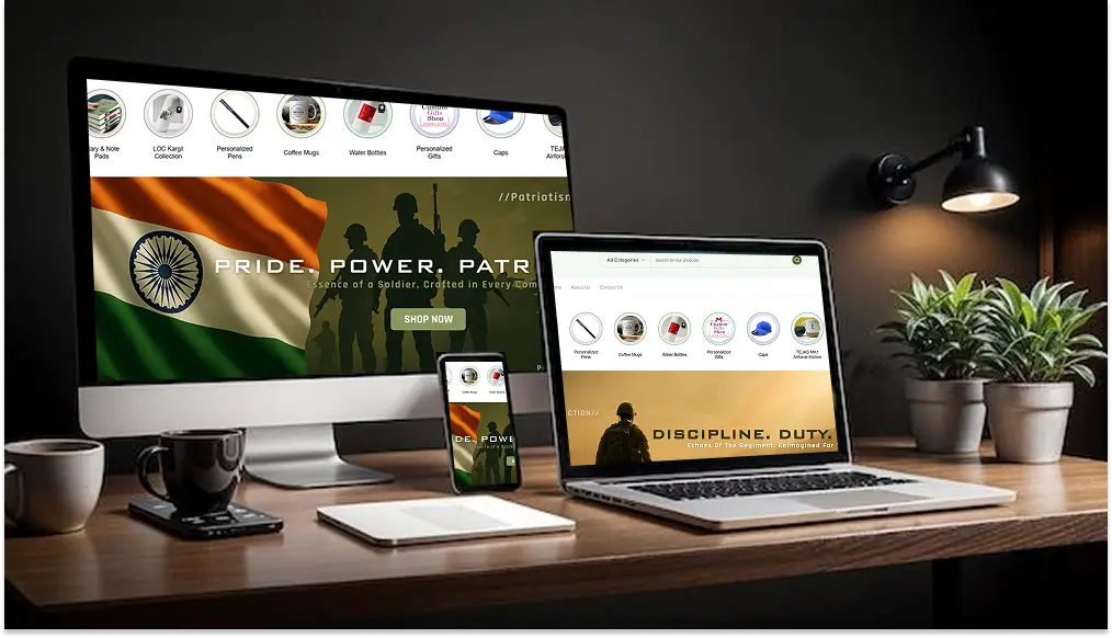 Fauji Store Website
